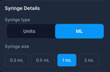 Syringe Configuration